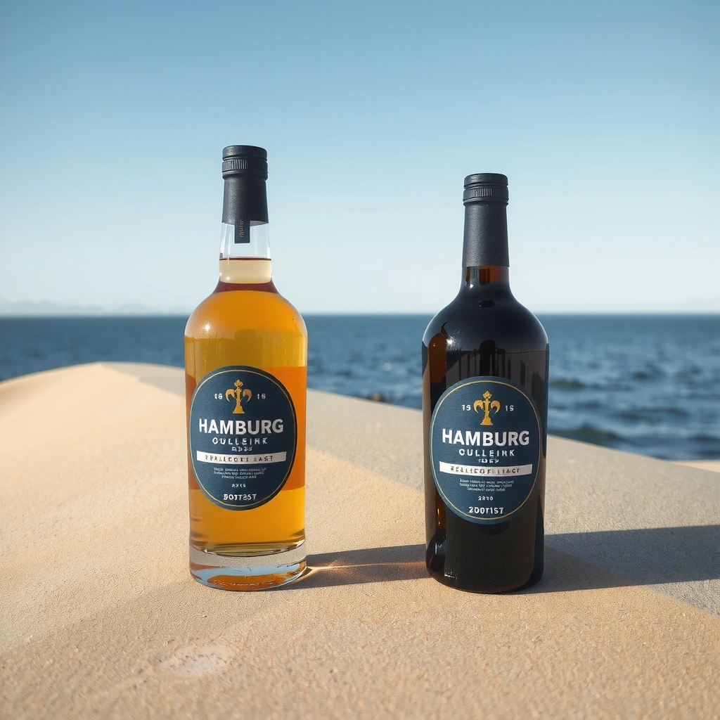 Statische Karte der Lage in Hamburg